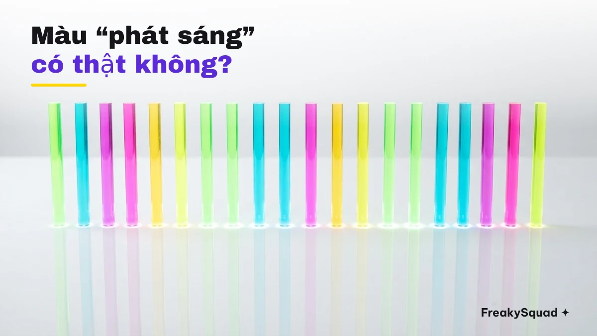 Bảng màu FF phát sáng — các mã neon nổi trên nền tối